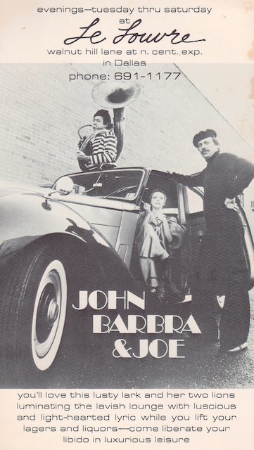 John, Barbra and Joe Poster